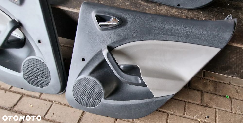 BOCZEK DRZWI TYŁ PRAWY LEWY KOMPLET SEAT IBIZA IV HB LIFT - 2