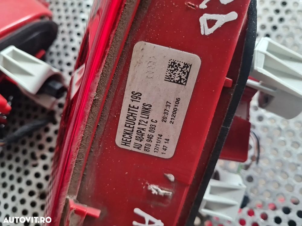 Stopuri Lampa Stop Tripla Stanga Dreapta Haion Hayon Audi A5 Facelift 2.0 Tdi Euro 5 Motor CJC Cuti - 7