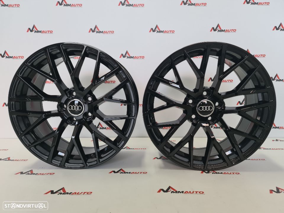 Jantes Audi R8 Preto Brilho 18 - 1