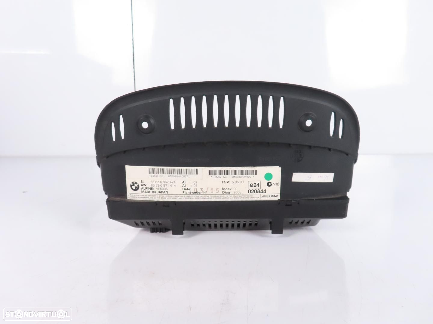 Monitor / Display Central 6.5 Usado / Original BMW 5 (E60)/BMW 5 Touring (E61)/B... - 5