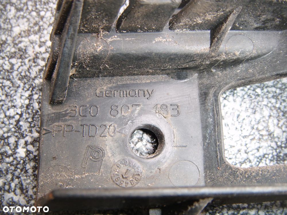 vw passat b6  ślizg zderzaka lewy przód 3c0807183 - 2