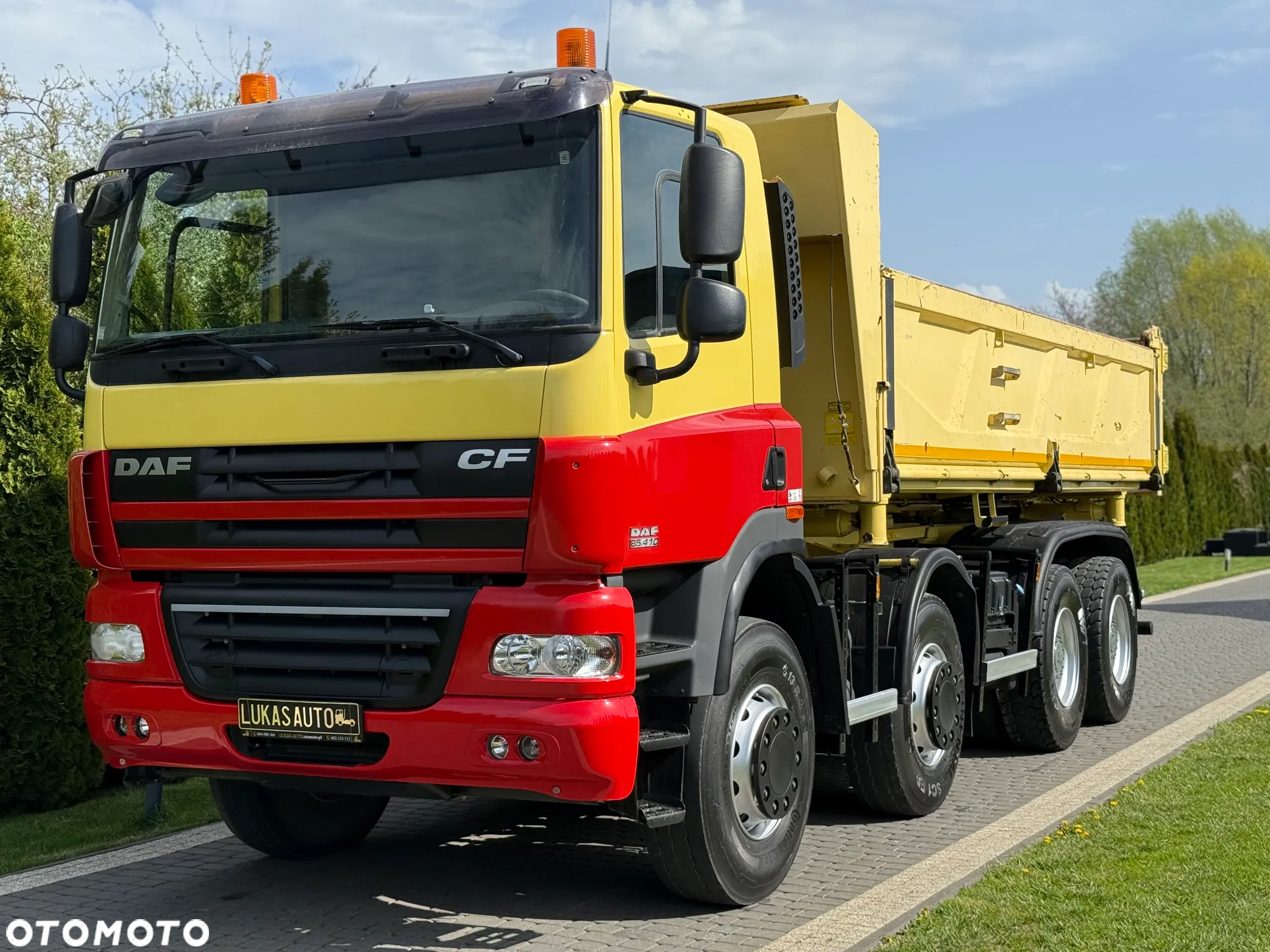 DAF CF 85.410 8X4 WYWROTKA HYDROBURTA - 5