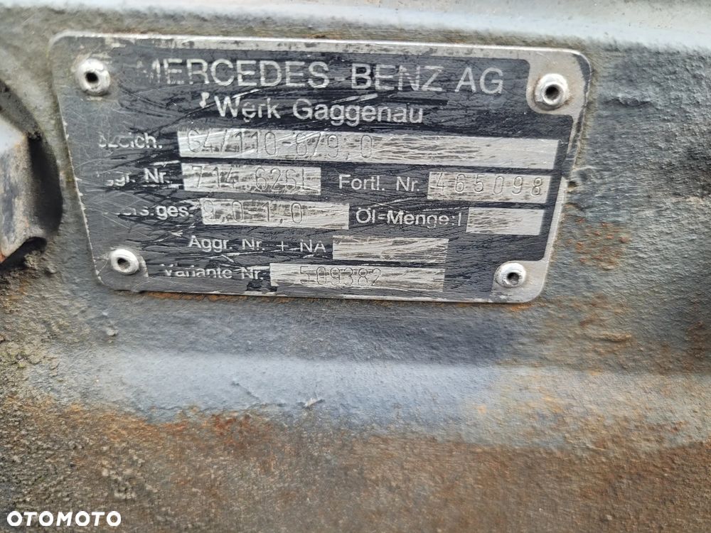 Skrzynia Biegów G4/11-6/9,0 Mercedes Benz SK - 2