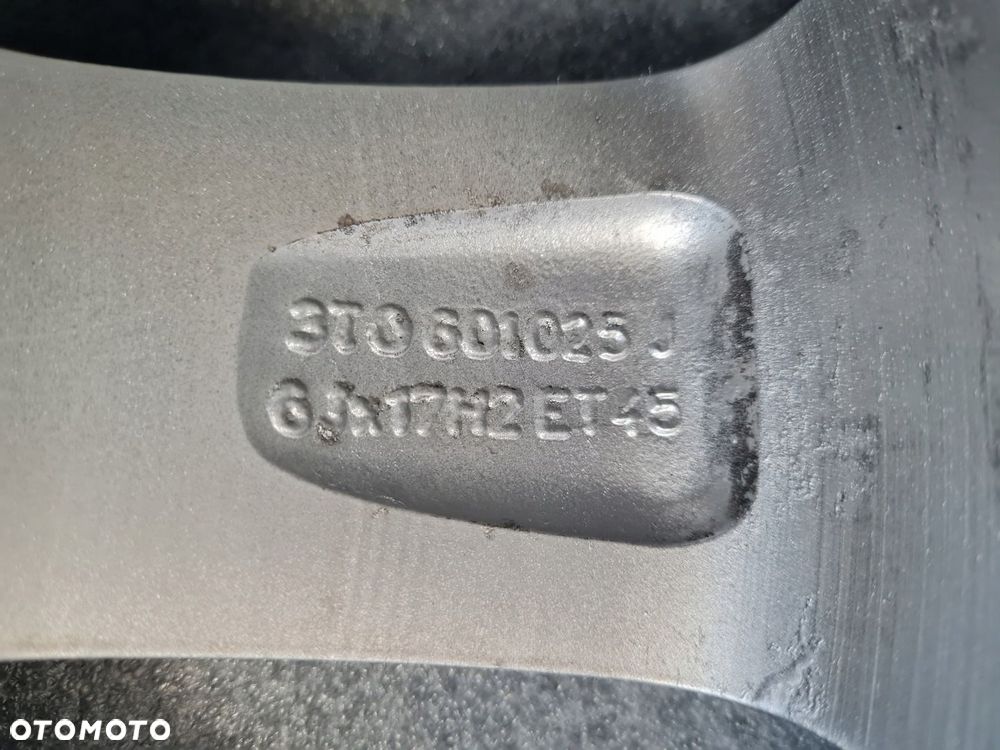 4x Felgi Aluminiowe SKODA VW SEAT 6x17 5x112 ET45 3TO601025J ORYGINAŁ - 12