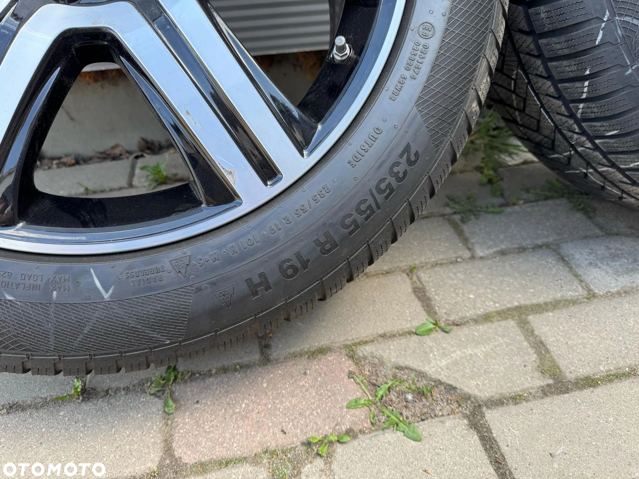 4x alufelgi opony koła zimowe 235/55R19 5x112 Mercedes GLC amg night bicolor Continental X253 - 9