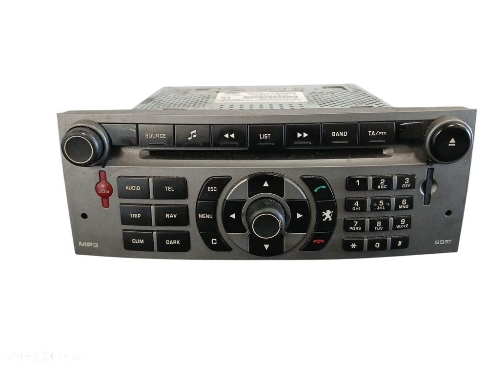 RADIO CD NAWIGACJA PEUGEOT 407 96632912YW - 1