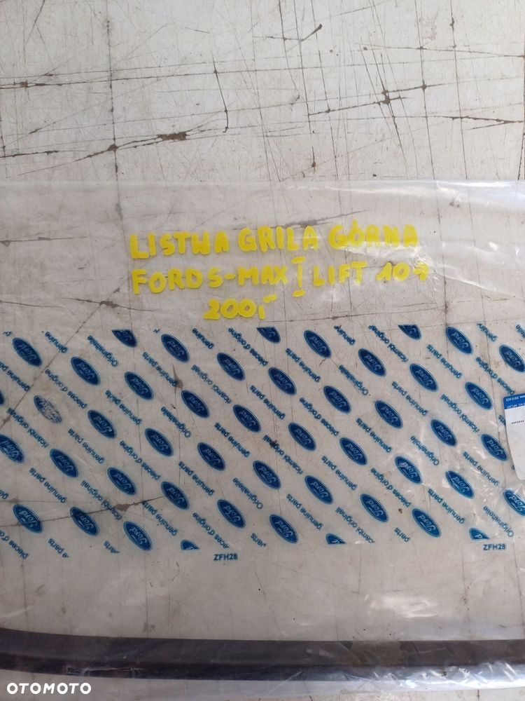 listwa grilla górna czarna ford smax s max s-max i lift 10- - 13