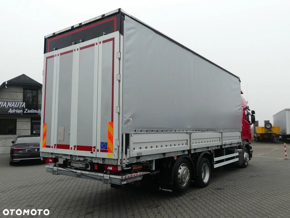 Scania R410 6x2 / BURTO FIRANKA 7.70 + WINDA / ZSUWANY DACH / EURO 6 / - 7