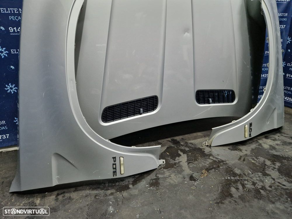 Frente completa usada BMW X5 E53 PRE LCI 3.0D XENON capot parachoques oticas guardalamas - 17