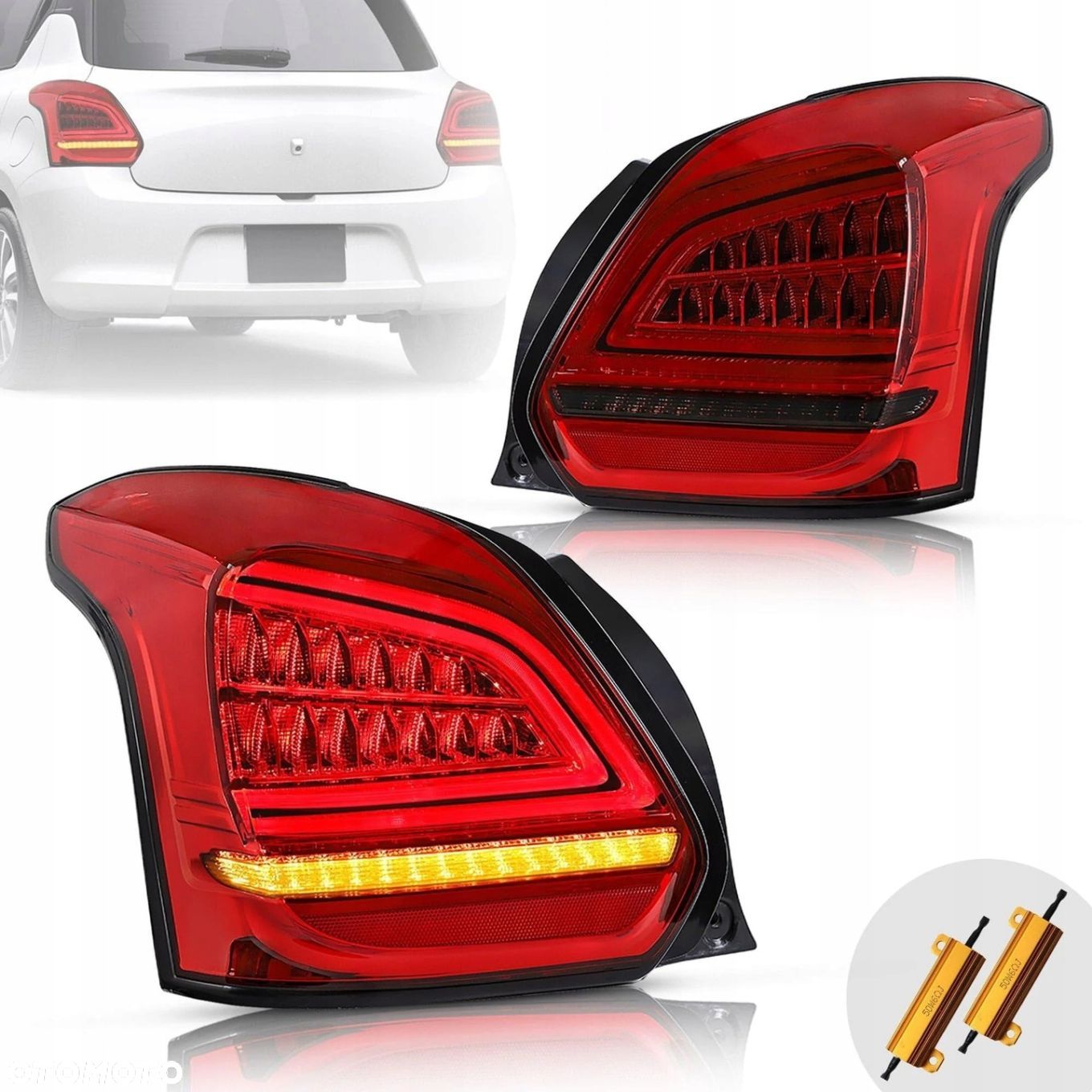 Lampy tyl ne kpl Vland Full Led Neon Tuning Suzuki Swift V 5 VI 6 2017-2023 - 1