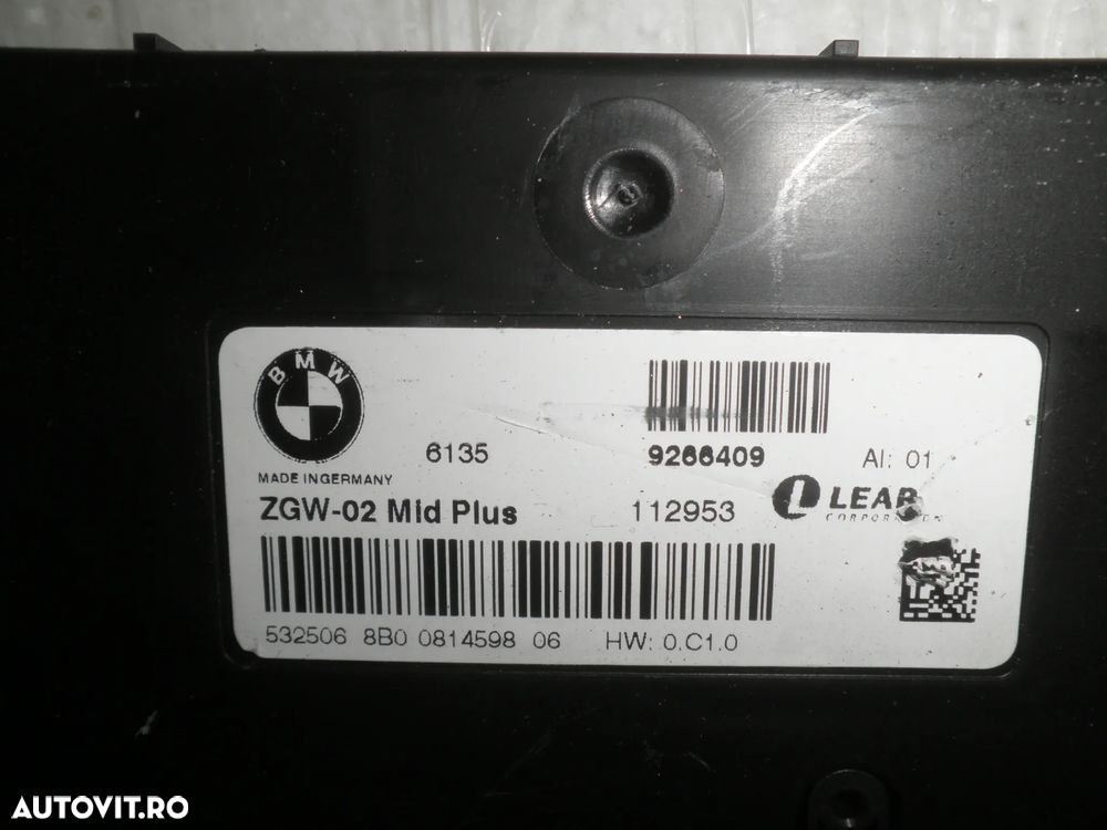 Modul control BMW Seria 5 F10 F11 9266409 - 3