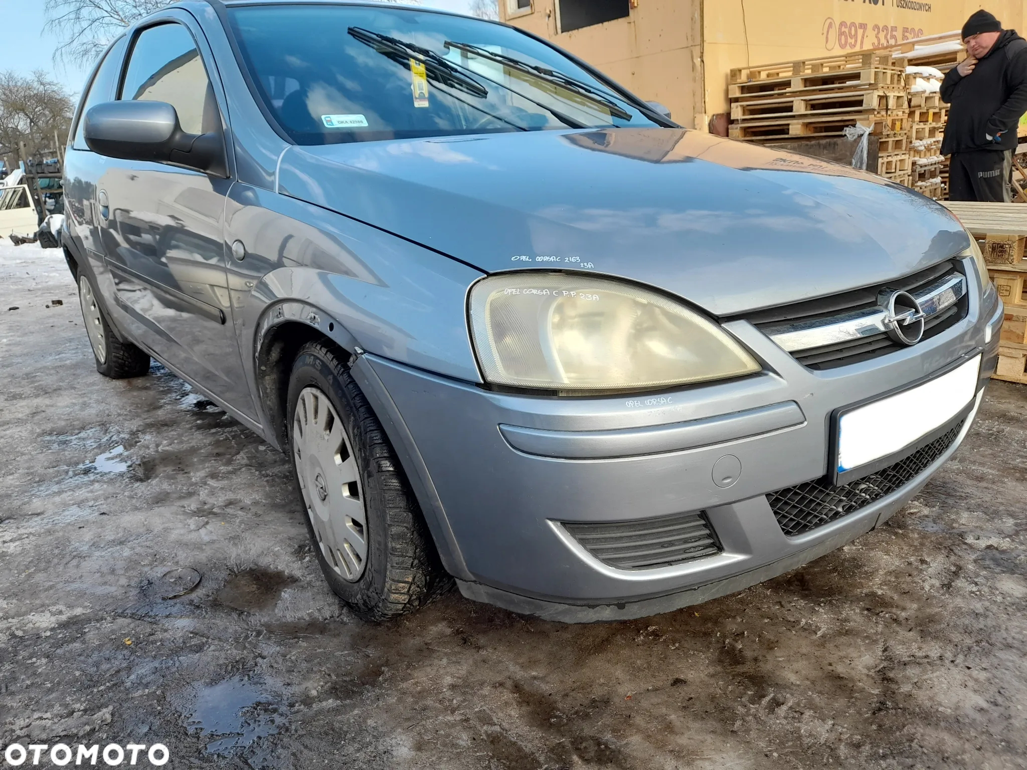 OPEL CORSA C DRZWI PRAWY PRAWE PRZÓD PRZEDNIE 4AU Z163 WERSJA 3-DRZWIOWA - 24