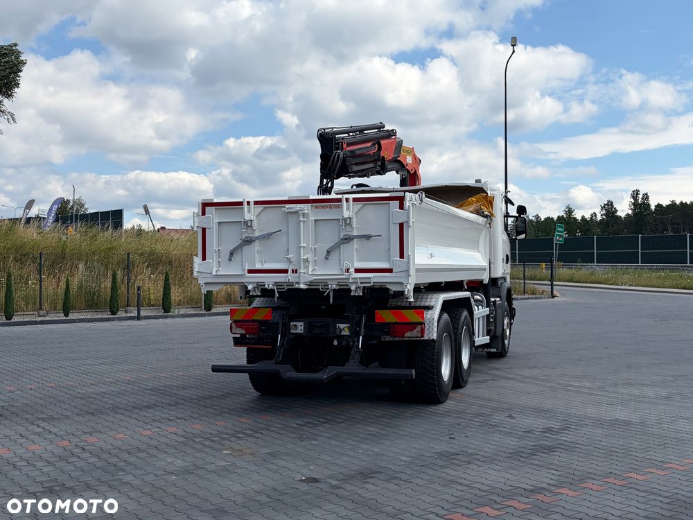 Scania P410 / 6x4 / EURO 6 / HDS / WYSUW x3 / ROTATOR / CHYWTAK / STEROWANIE RADIOWE / WYWROTKA / HYDROBURTA / AUTOMAT / KAMERA COFANIA / NAWIGACJA / NISKI PRZEBIEG / 2017 / SERWISOWANY / SPROWADZONY - 9