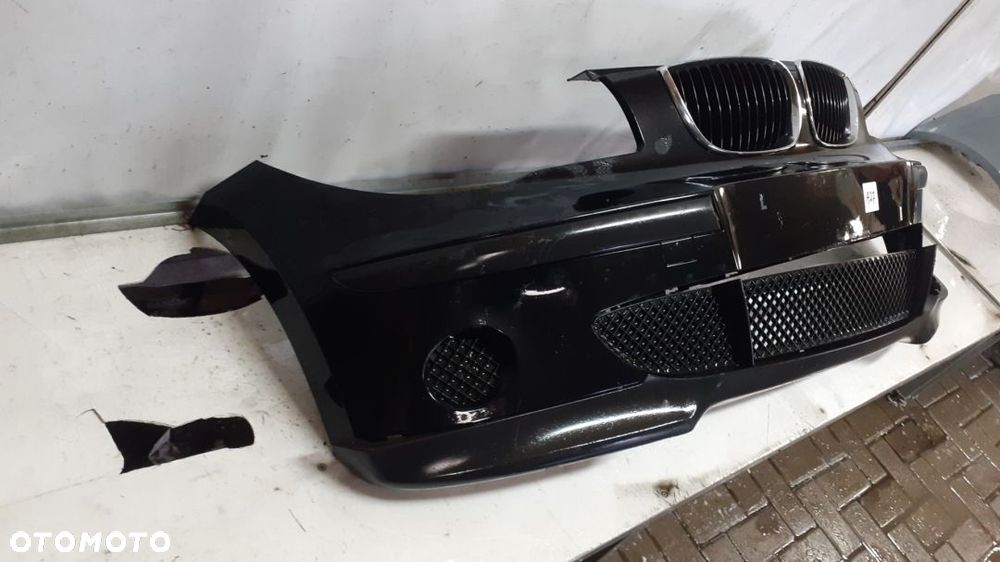 + ZDERZAK PRZÓD PRZEDNI DO BMW SERII 1 E87 CZARNY SCHWARZ II - 9