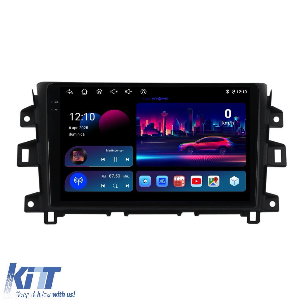 Navigatie Dedicata Nissan Navara (2015-2022), 10Inch, 4Gb Ram, 64Gb St - 4
