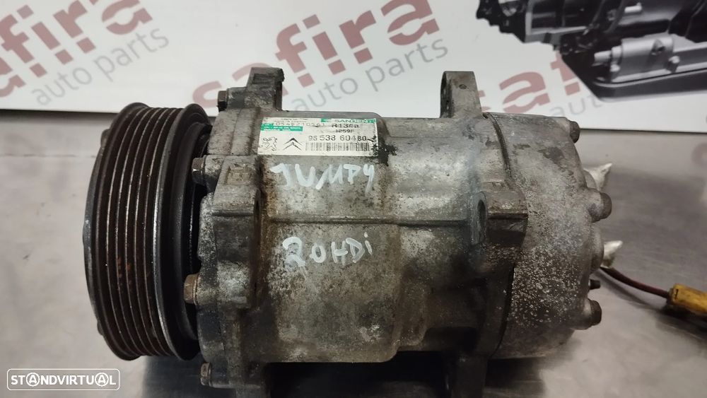 COMPRESSOR DO AC PEUGEOT EXPERT / CITROEN JUMPY / FIAT SCUDO 2.0HDI REF. 9653860480 1259F