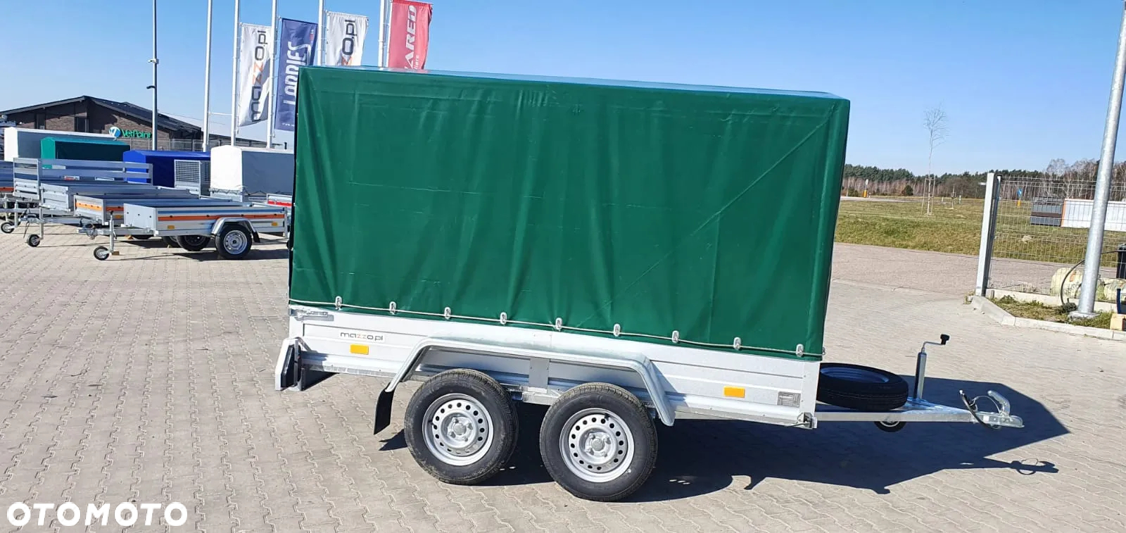 Rydwan Dostawa przyczepa lekka 265x145x150 cm DMC750kg stelaż i plandeka SOLIDNA I MOCNA - 8