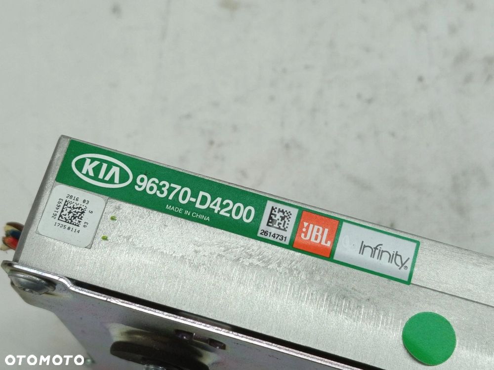 WZMACNIACZ NAGŁOSNIENIA KIA OPTIMA IV 96370-D4200 JBL INFINITY - 5