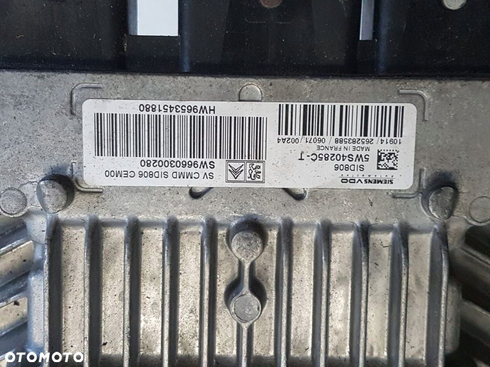 CITROEN C3 1.4 HDI STEROWNIK 9653451880 9660300280 - 5