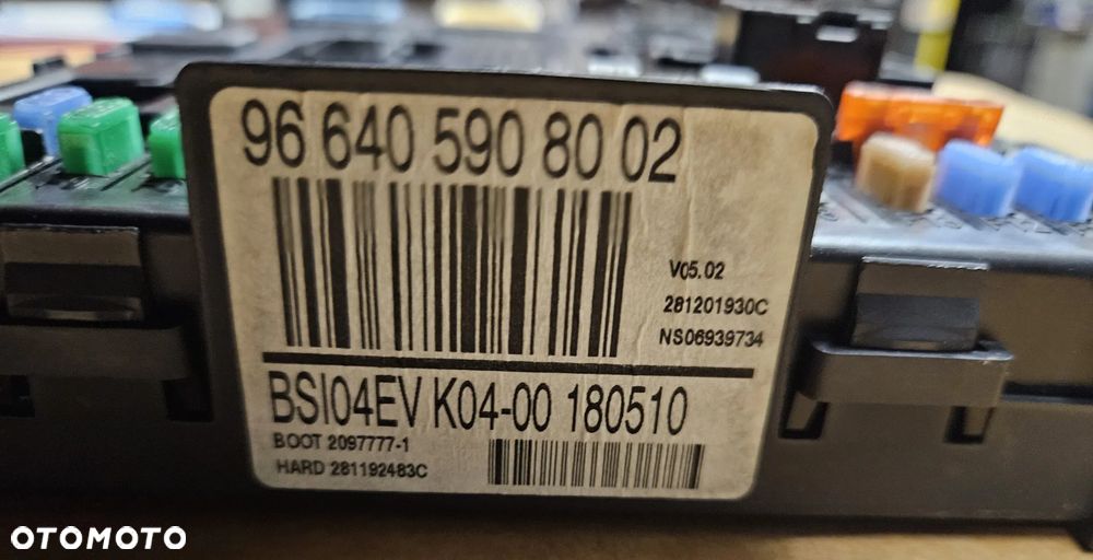 Peugeot 3008 5008 moduł sterownik BSi BSI04EV K04 9666895680 9664059080 BSI04EV - 6