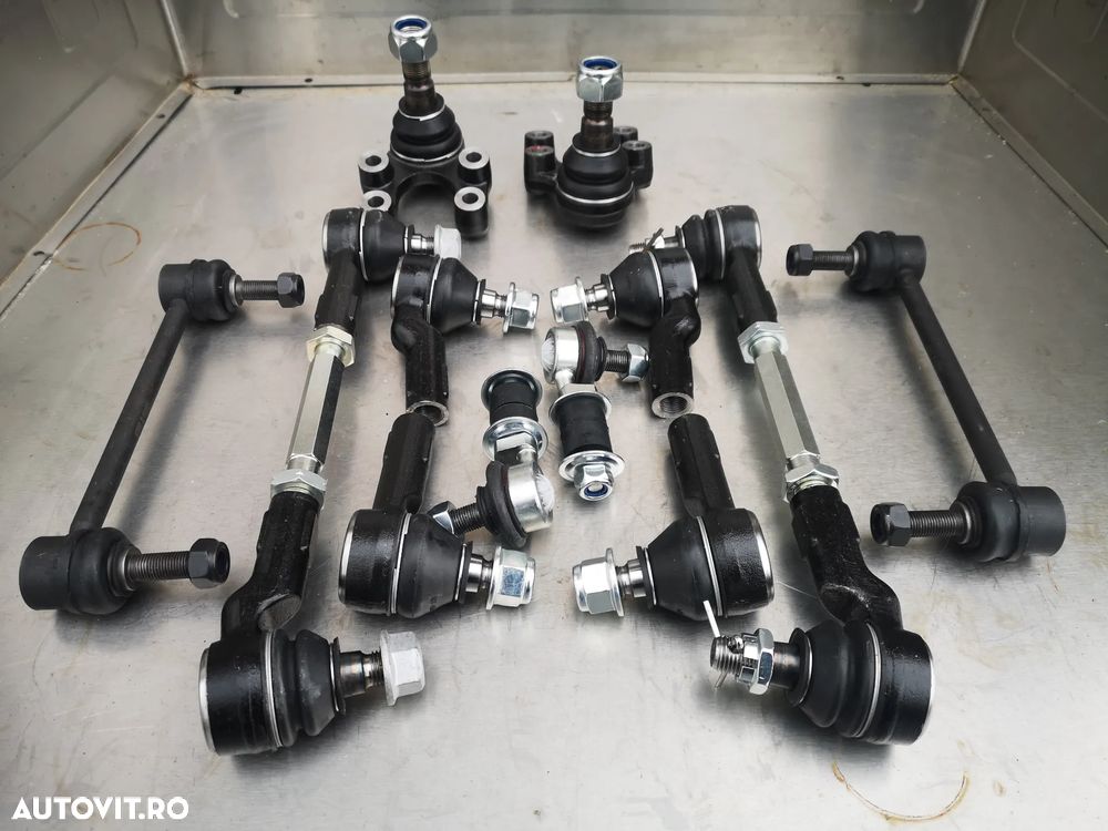 CAP BARA M16 x M14 Nissan Cabstar cu brate st+dr int+ext, articulatie st+dr, pivoti, bilete antiruliu, bucse silent brate si stabilizatoare - 6