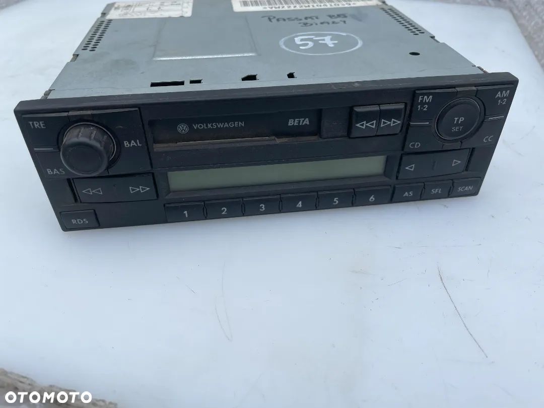 RADIO BETA VW PASSAT B5 GOLF IV 1J0035152E - 1