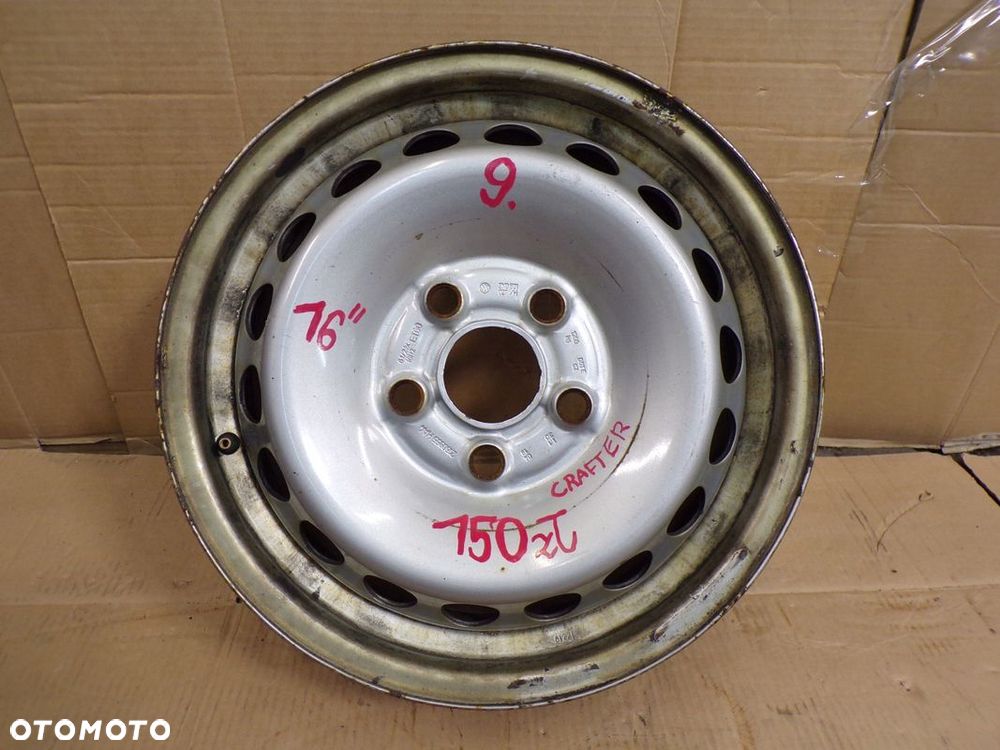 VW CRAFTER MAN 16- ORYGINALNA FELGA 16 " 2N0601027H - 1