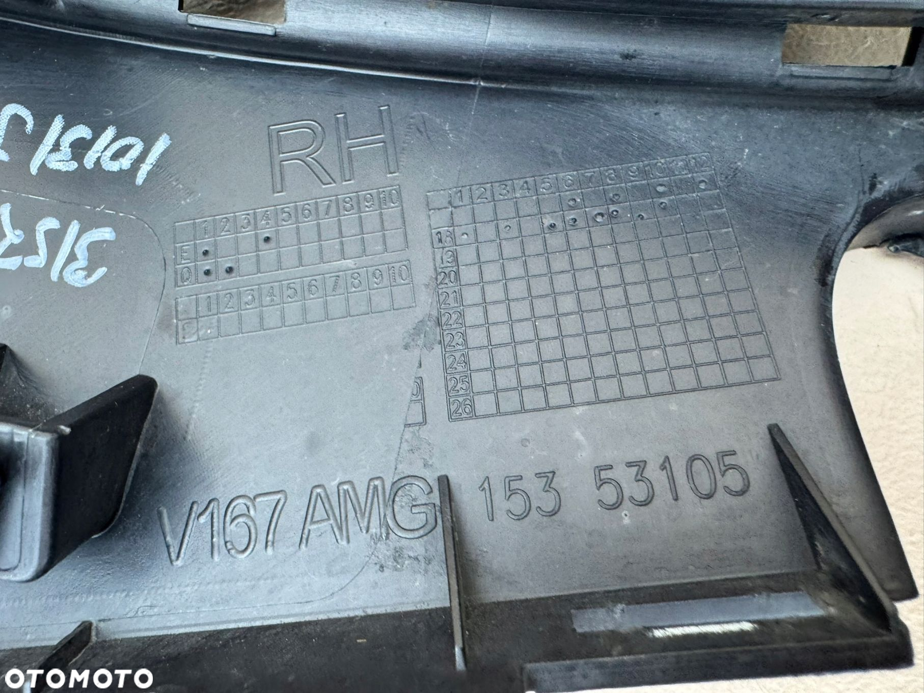 MERCEDES GLE W167 19R- ŚLIZG ZDERZAKA PRAWY PRZÓD PRZEDNI A1678855403 - 15