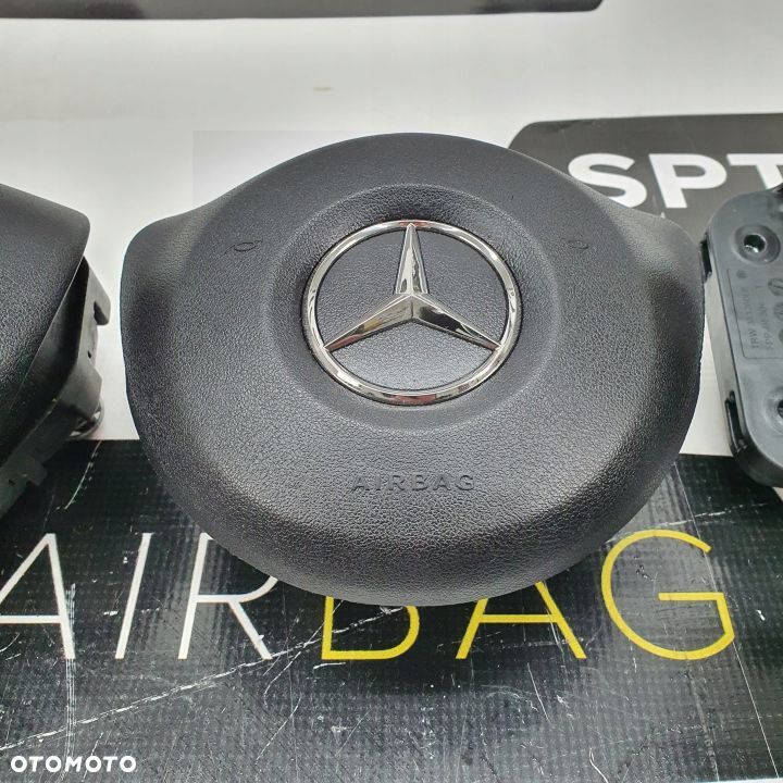 MERCEDES VITO W447 ZAŚLEPKA PODUSZKI AIRBAG AIR BAG PASY KIT SET - 4