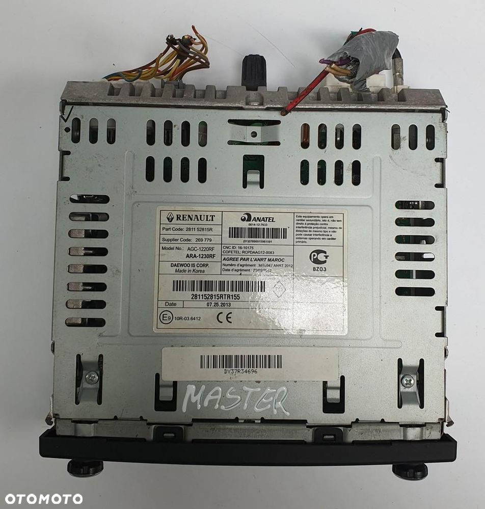 RADIO SAMOCHODOWE RENAULT MASTER III 281152815R - 2