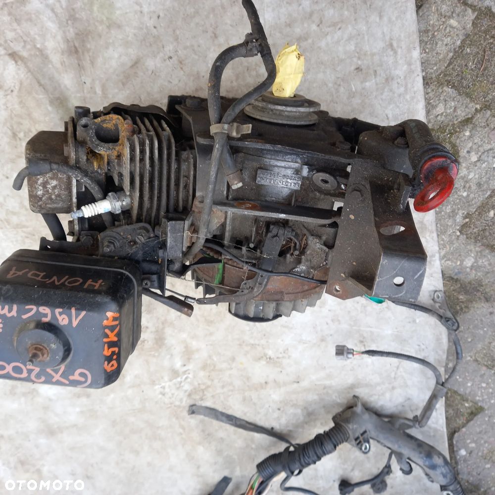 silnik AGEGAT prądnica prądotwórczy zagęszczarka motor blok wał karter rozrusznik gażnik honda gx200 GX 200 196CM3 6,5Km - 31