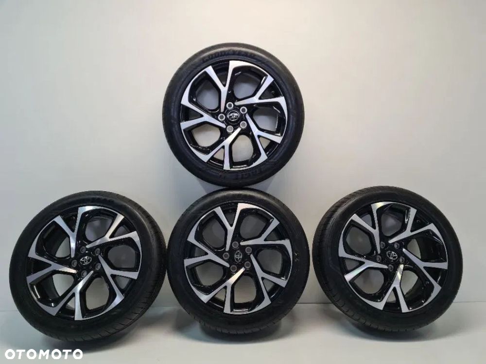 NOWE ORYGINALNE Felgi Toyota 18" 5x114,3 ET50 NOWE opony Goodyear Eagle F1 215/50 R18 - 1