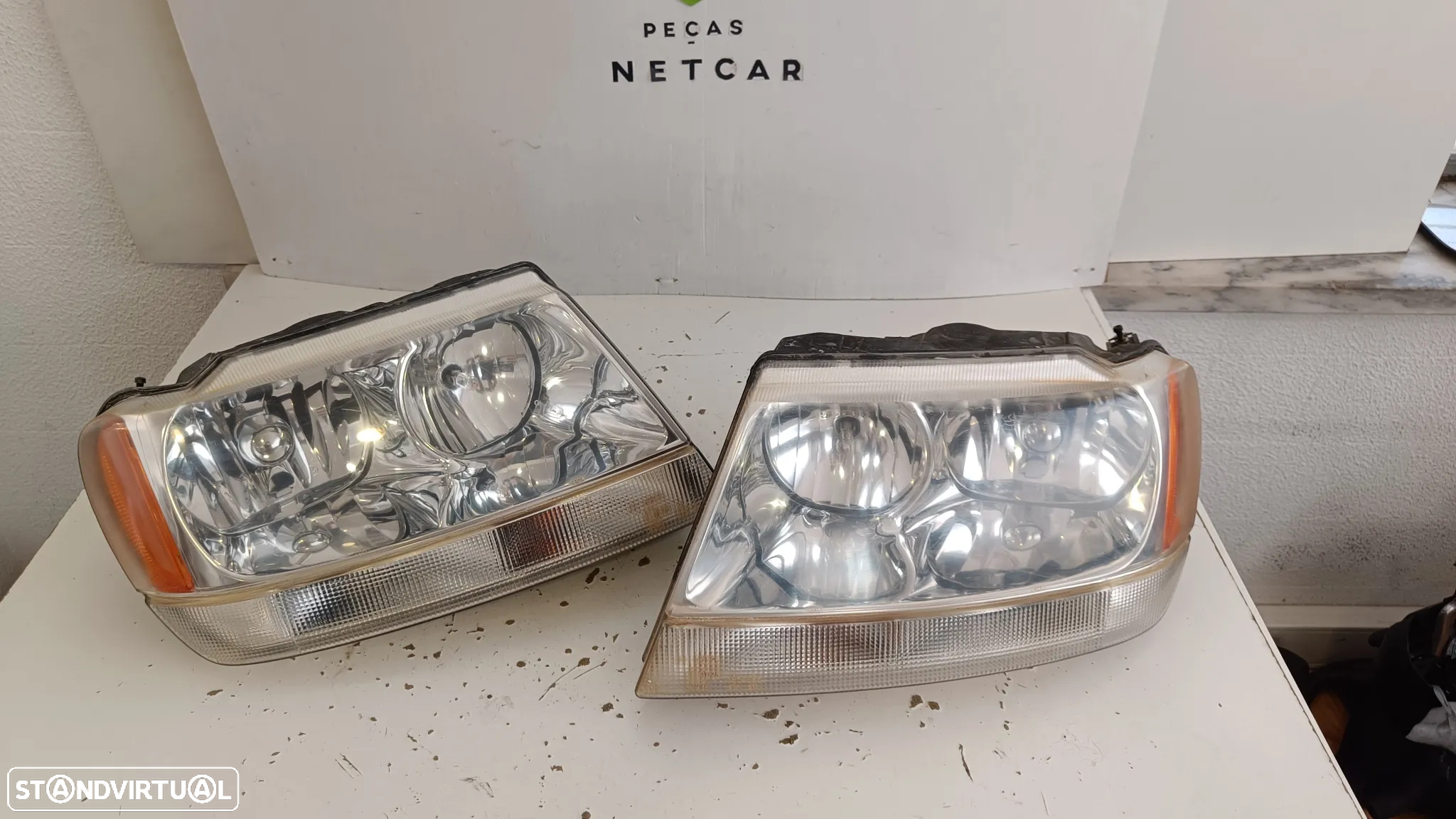Farol óptica jeep grand Cherokee 2001 - 2