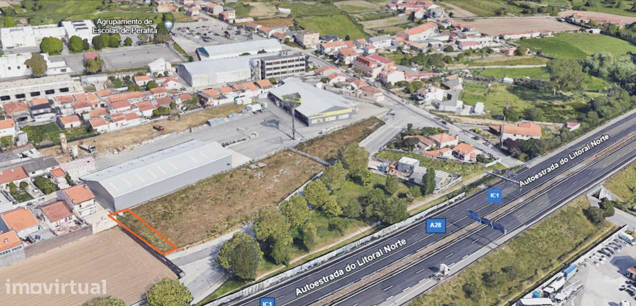 Lote 1 junto à Rua Oriental e A28, para construção de moradia - Grande imagem: 3/19