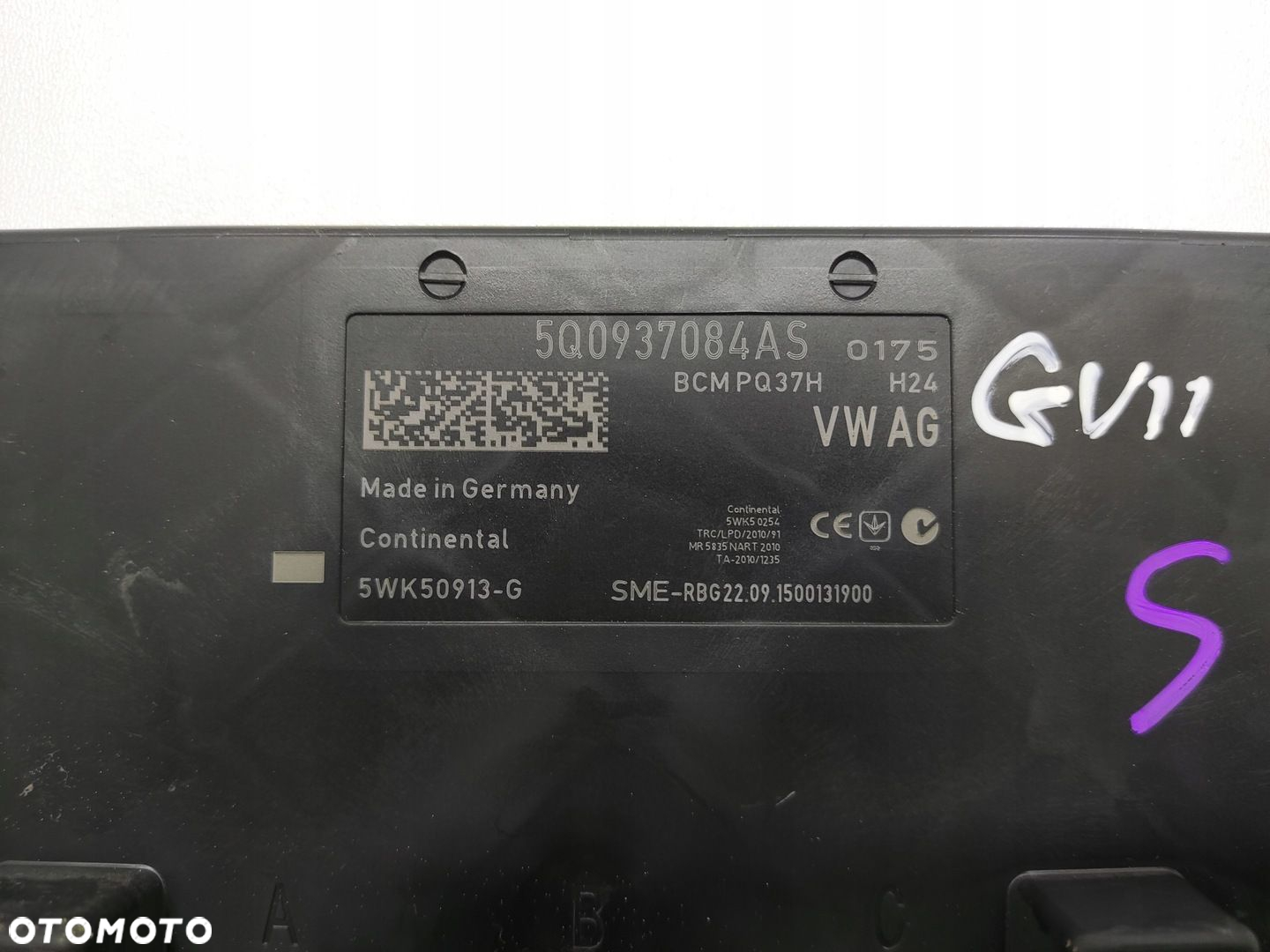 MODUŁ STEROWNIK KOMFORTU VOLKSWAGEN GOLF VII 2012-2016 5Q0937084AS - 4