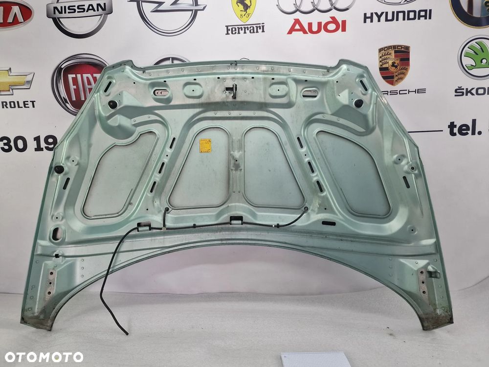 PEUGEOT 307 02- ŁADNA MASKA , KOLOR JASNOZIELONY  , NR AUKCJI NM95 - 14