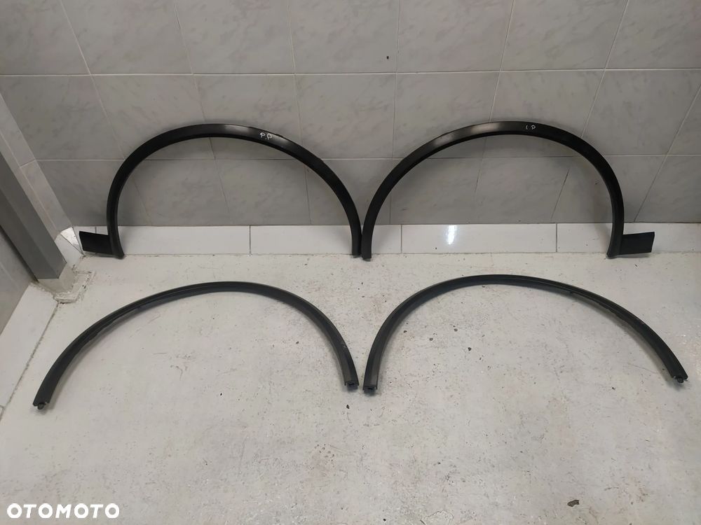 PORSCHE MACAN II TURBO 95C 24- NAKŁADKA LISTWA BŁOTNIKA LEWA PRAWA TYŁ TYLNA PRZÓD PRZEDNIA KOMPLET CZARNY MAT ORYGINAŁ - 2