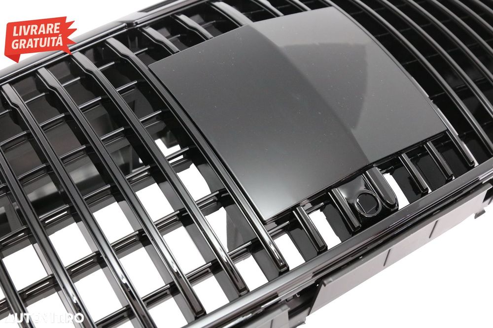 Grila Centrala Mercedes GLS SUV X167 (2019-2023) M Look Negru Lucios- livrare gratuita - 3
