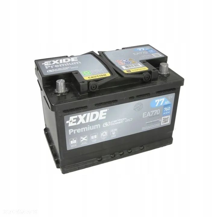 NOWY Akumulator Exide EA1000 EA770 77Ah 760A P+ 12V | WARSZAWA Grochowska | Motoautko - 2
