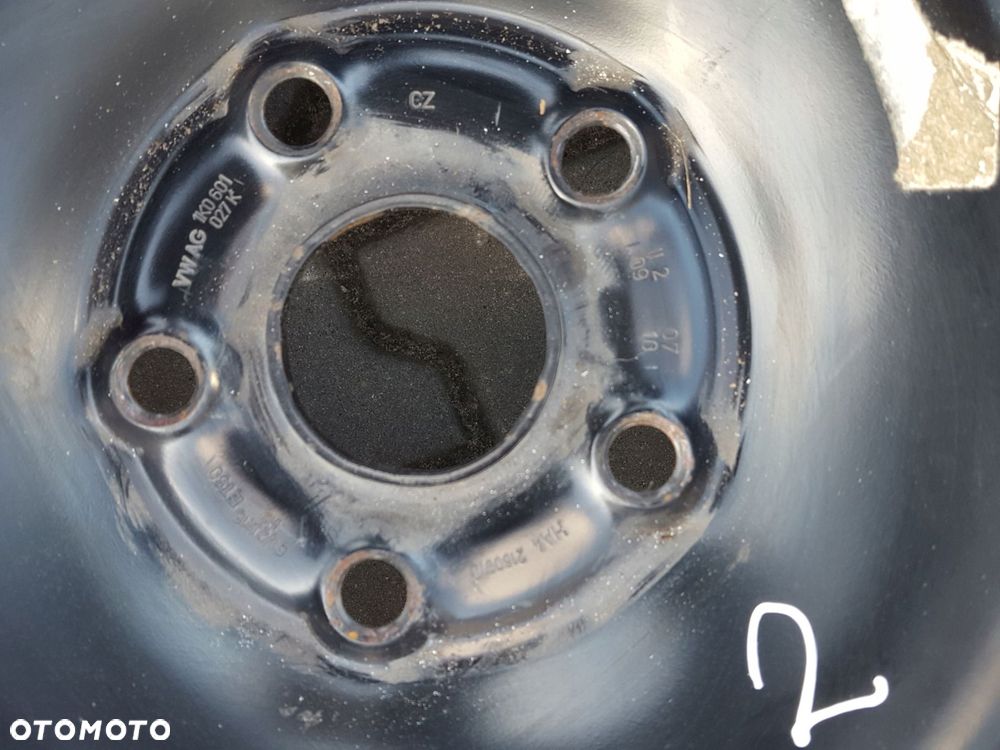 SKODA OCTAVIA 2 II 04-12r SUPERB II KOŁO ZAPASOWE 16 5X112 - 5