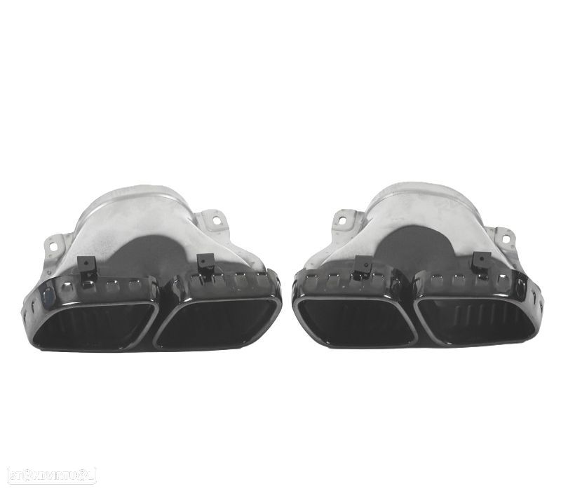PONTEIRAS DE ESCAPE MERCEDES GLE W167 19- LOOK GLE63 PRETAS - 2