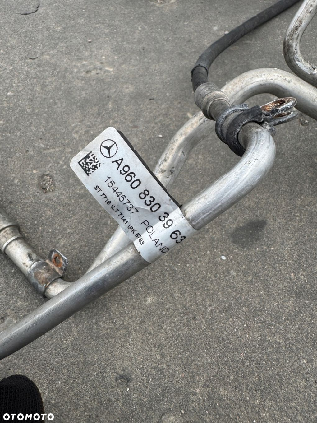 PRZEWODY RURKI KOMPLET KLIMATYZACJI MERCEDES ACTROS MP 4 MP 5 A9608309277 - 5