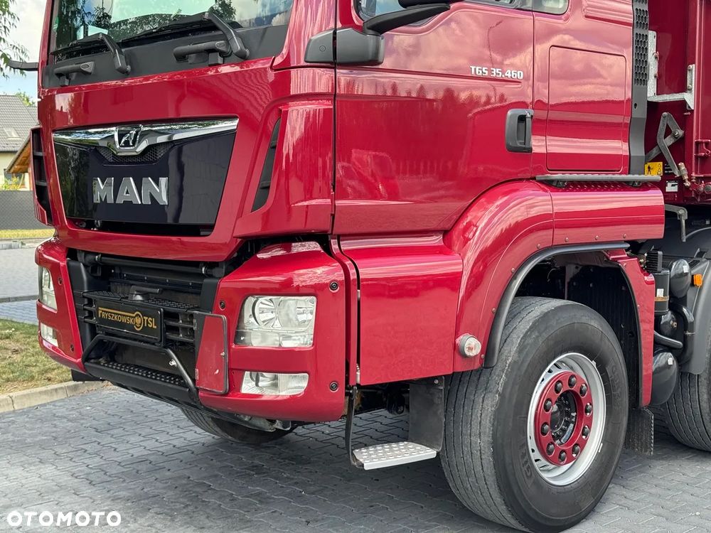 MAN TGS 35.460 // 8X4 // MANUAL // RESOR // MEILLER KIPPER 16 m3-3STRONNY // BURTA 110 // DWIE KAMERY // Z NIEMIEC - 5