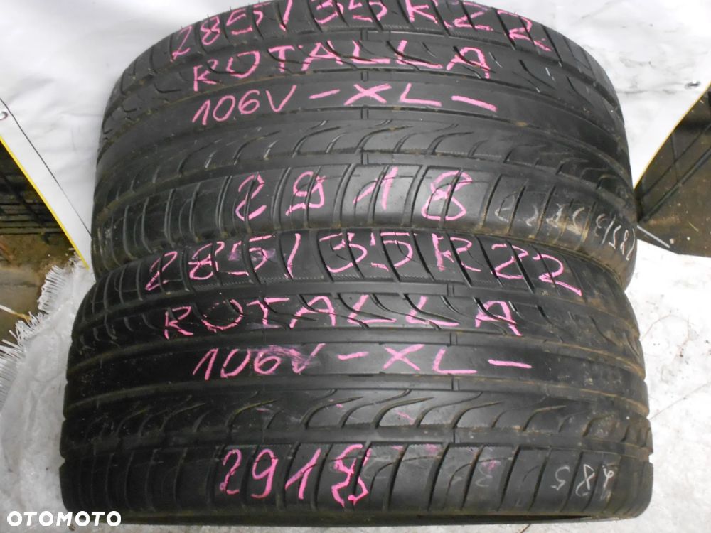 OPONY 285/35R22 ROTALLA XSPORT F110 XL DOT 2918 8MM - 1