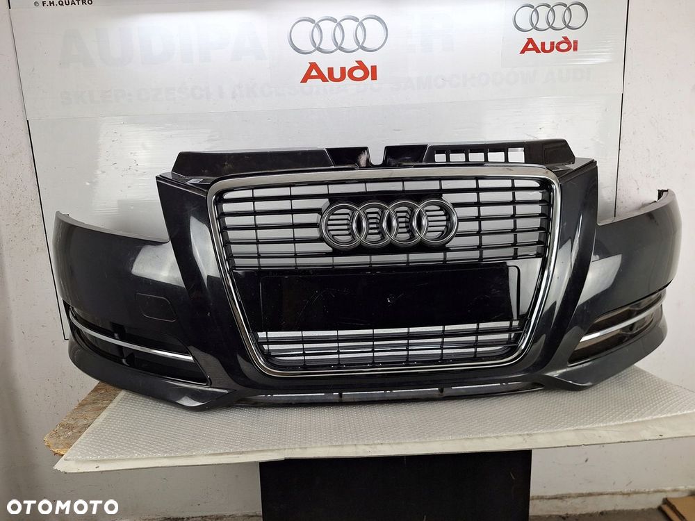 ZDERZAK AUDI A3 8P 8P0 2008-2012 LIFT PO LIFTINGU KOMPLETNY DUZY GRILL - 1