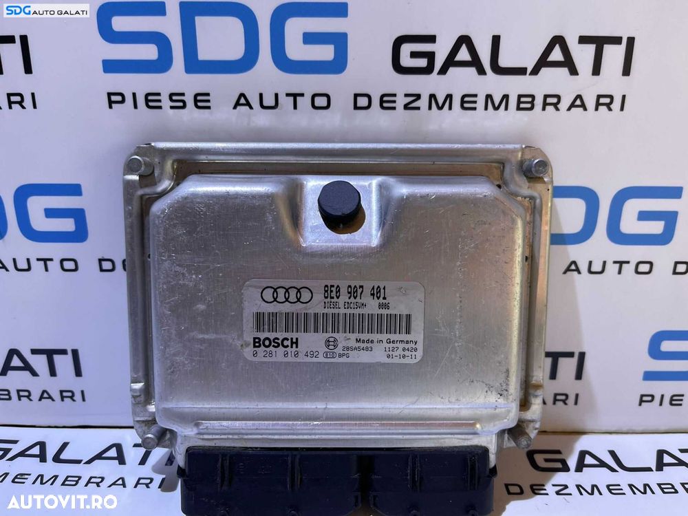 ECU Calculator Motor Audi A4 B6 2.5 TDI V6 AYM 2001 - 2005 Cod 8E0907401 0281010492 [L2502] - 1