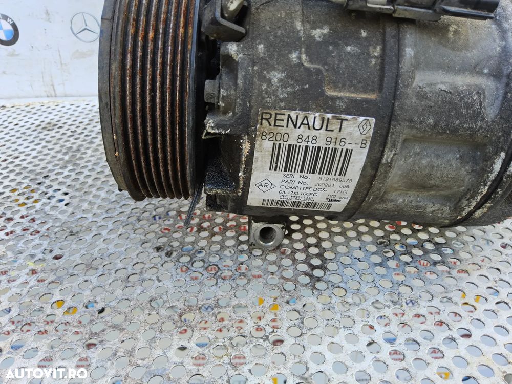 Compresor clima Renault Master 2.3 Trafic 1.6 Opel Movano Vivaro Nissan primastar cod 8200848916b - 2