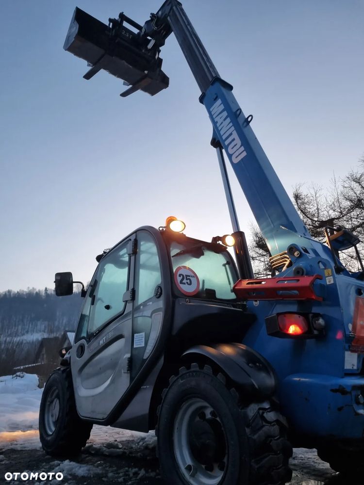 Manitou MT625 Ładowarka Teleskopowa 6 metrów Udzwig 2,5t Jak Nowa z Salonu Import Norwegia 2015r przebieg tylko 2200h Łyżka i widły! Silnik Kubota 4cylindry. Mocny 80 Km. ZERO ZUŻYCIA ORYGINAŁ Bez luzów i wycieków. BEZ DPF. Mocniejszy silnik od modelu 625 EASY!! - 33