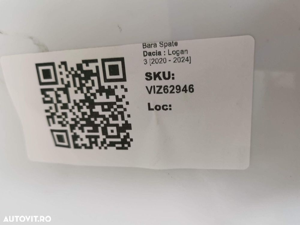 Bara Spate Dacia  Logan 3 2020 2021 2022 2023 2024 Originala In Stare - 8