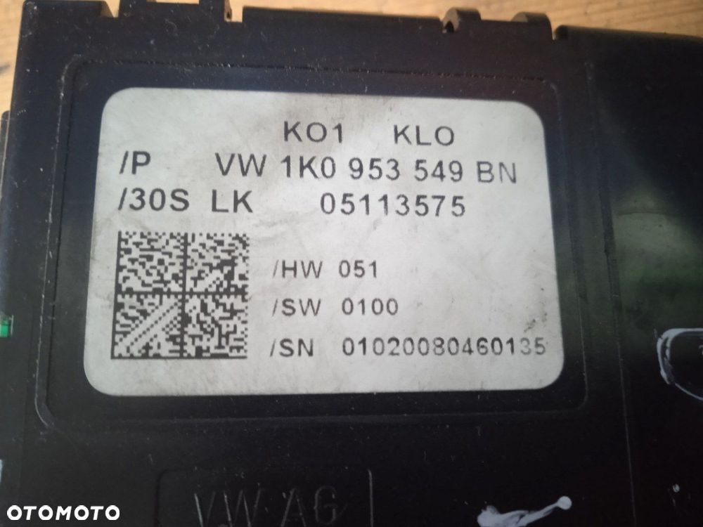 Czujnik Kąta Skrętu Volkswagen 1K0953549BN - 2
